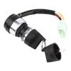 5-Wire, 5-Pin Ignition Switch with Key and Start Lock for Most Motorcycles, Go-Karts, and ATVs view 2