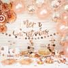 Neviti Pinwheel Decorations, Rose Gold and White with Dots view 3
