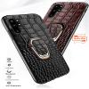 Yidai-Silu Genuine Leather Crocodile-Texture 360° Car Mount Case for Galaxy Note 10+ 5G view 2