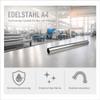 ARBO-INOX A4 Stainless Steel Railing Tube for Boatbuilding, Bendable, 1.5 mm Wall, 19–30 mm OD, 1 or 1.5 m view 4