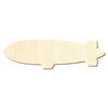 Wooden Zeppelin – Decorative Crafting, 3–50 cm, Size: 44 cm, Pack of 25 view 1