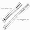LOKHING Universal BBQ Gas Grill Replacement Adjustable Stainless Steel Tube Burners, 3-Pack view 4