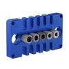 RanDal 08650 Aluminum Alloy Wood Dowel Jig, 6/7/8/9/10 mm, Blue view 1