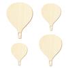 Wooden Hot Air Balloon – Craft Decoration, 3–50 cm, 45 cm, Pack of 10 view 2