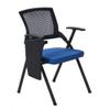 ZZHZY BBGS Folding Training Chair, Blue, with Black Mesh and Movable Writing Tablet (Style 2, 1-Pack) view 1