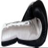TOP TEN Professional Boxing Gloves – 8 oz, Black/Silver view 4