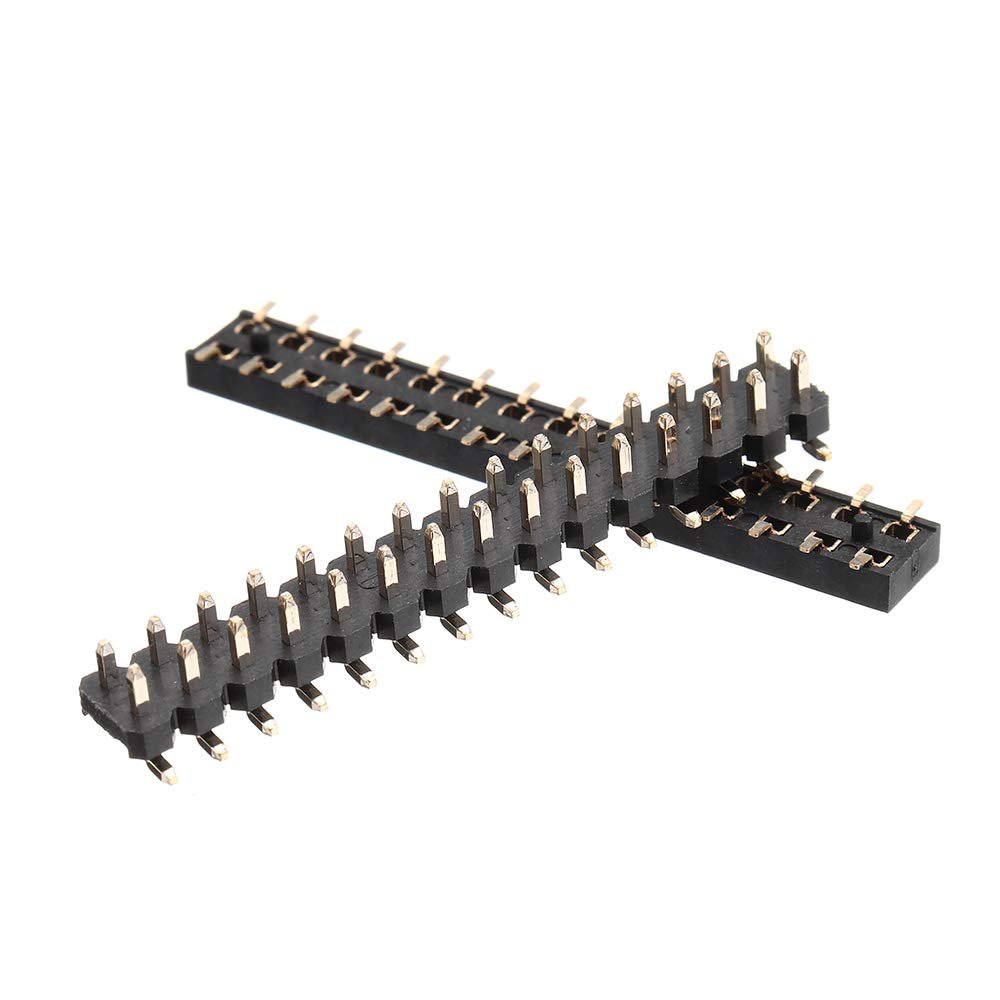 BliliDIY 1 Pair 2x15-Pin Header Socket, 2.54 mm, for Core Development Kit