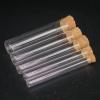 XUBF-GUAN, 5-Piece Lab Glass Test Tubes, Flat-Bottom, Wood Stoppers, Thermally Stable (15 × 100 mm) view 2