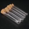 XUBF-GUAN, 5-Piece Lab Glass Test Tubes, Flat-Bottom, Wood Stoppers, Thermally Stable (15 × 100 mm) view 3