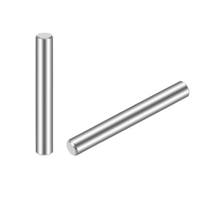 sourcing map 25-Pc. 304 Stainless Steel Dowel Pins, 4 x 40 mm (Approx. 5/32 in.)
