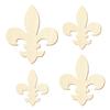 Wood Fleur-de-Lis (Heraldic Lily), 45 cm, Pack of 10 view 2