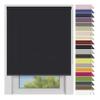 EFIXS Medium Privacy Roller Blind – 25 mm Tube – 140 x 240 cm (Fabric Width x Height) – Black (4994), Light-Filtering and Opaque view 1
