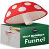 OTOTO Mushroom Foldable Kitchen Funnel, Wide Opening, Food-Safe Silicone view 1