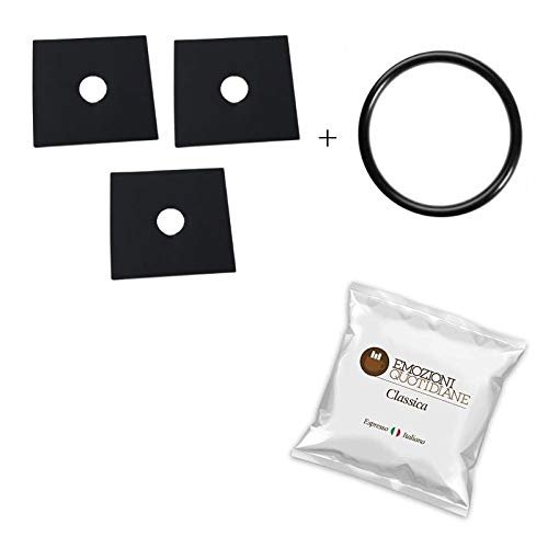 Original Frog Replacement Part Set: 3 x Thick, 5 x High-Temperature Viton O-Rings + 5 x Emozioni Quotidiane Pads