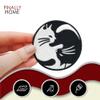 Finally Home Yin Yang Cat Iron-On Patch | Moon Patches, Iron-On Designs view 4