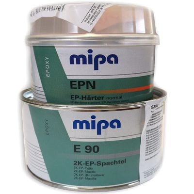 MIPA E 90 2K Epoxy Filler, 1 kg + 500 g Hardener