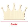Wooden Crown V1 for Craft Décor, 49 cm, Set of 10 view 3
