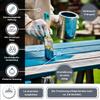 Lausitzer Farbwerke Traditional Durable Synthetic Resin Paint, Pigeon Blue (RAL 5014), 10 L view 3