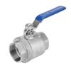 1/2-Inch Ball Outlet Faucet, 2-Piece Female-Thread Ball Valve with 304 Stainless Steel Lever Handle, Full-Port Connection, 1-1/2 in. DN40, 1000 WOG view 1