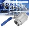 1/2-Inch Ball Outlet Faucet, 2-Piece Female-Thread Ball Valve with 304 Stainless Steel Lever Handle, Full-Port Connection, 1-1/2 in. DN40, 1000 WOG view 3