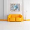 Pixxprint Stunning Winter Landscape, Window Look, 80 x 60 cm Canvas Wall Art, Ready-Stretched, Not a Poster view 2