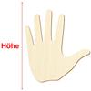 Wooden Hand for Décor and Crafts, 3–50 cm, 15 cm, Pack of 50 view 3