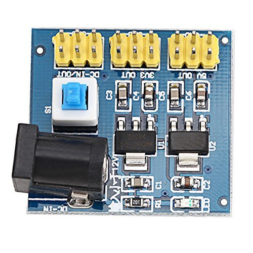 BliliDIY DC-DC Buck Converter Multi-Output Power Supply Module, 12 V to 3.3 V / 5 V / 12 V
