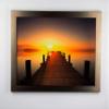 myposterframe Juno Picture Frame 46.5 x 68 cm, Bronze Decor, Clear 1 mm Acrylic Glass view 2