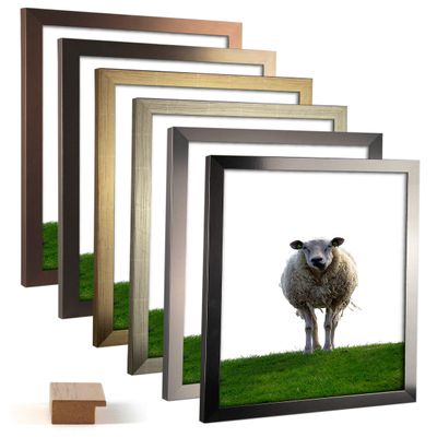 myposterframe Juno Picture Frame, 31 x 41 cm, Metal-Colored, Color Choice, with 1 mm Clear Acrylic Glazing