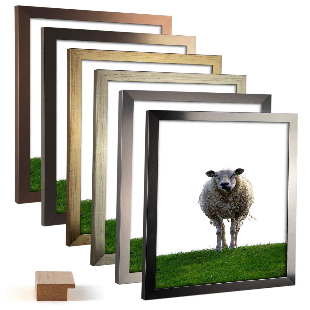 myposterframe Juno Picture Frame, 31 x 41 cm, Metal-Colored, Color Choice, with 1 mm Clear Acrylic Glazing