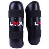 LNX Performance Pro Single Shin Guards, Black – Ideal for TKD, Kickboxing, Karate & Martial Arts view 1