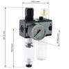 Fitting Components – Series 2 Pressure Regulator, 5,800 L/min (G 1/2 in, Automatic Drain, 0.1–3 bar) view 2