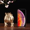 PTZD041 Handcrafted Resin Rhinoceros Statue view 3