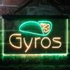 ADVPRO Gyros Café Shop Dual-Color LED Neon Sign, Green & Yellow, 600 x 400 mm view 2