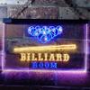 ADVPRO Billiard Room Pool Snooker Man Cave Dual-Color LED Neon Sign, Blue & Yellow, 600 x 400 mm view 2