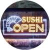 ADVPRO Sushi Open Dual-Color LED Bar Light Neon Sign, White & Yellow, 600 x 400 mm view 1