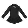 Yeahdor Girls' Black Figure Skating & Ballet Dress with Rhinestones, Size 164 view 4