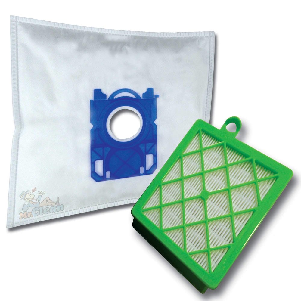 10 Mr.Clean Vacuum Bags + HEPA Filter (H13) for Tornado Elegance TO66006630