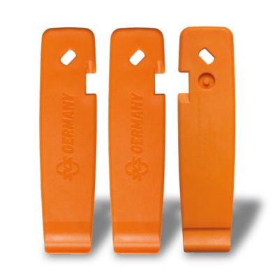 SKS GERMANY LEVERMEN Tire Lever Set, 3-Piece, Orange