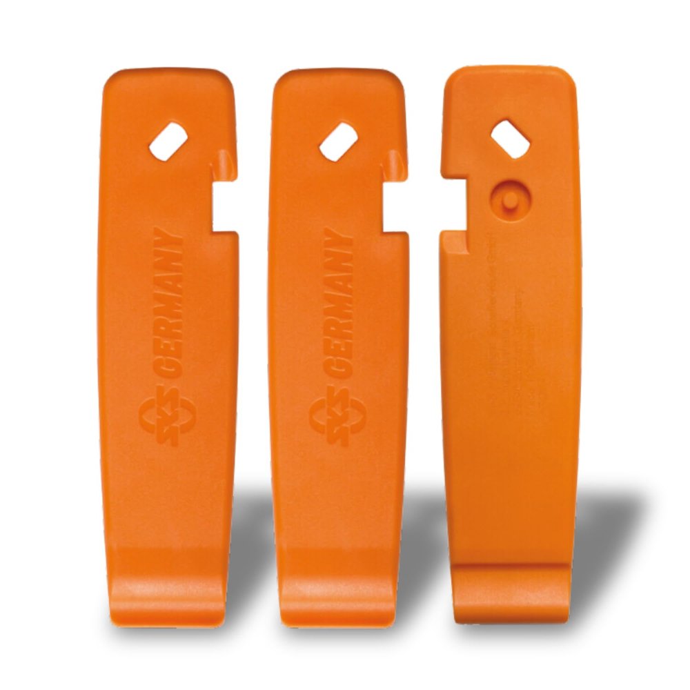 SKS GERMANY LEVERMEN Tire Lever Set, 3-Piece, Orange