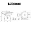 ZX @ Casters 1.5-Inch Stainless Steel Caster, 35 kg Load, Flat Top, PU Wheels, Gray view 2