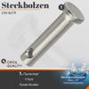 OPIOL QUALITY 6 x 15 mm A4/V4A Stainless Steel Pins, 5-Pack view 2