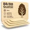 AUPROTEC 40 x 90 cm Birch Multiplex Wood Panel | Black | 18 mm view 1