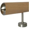 TIBU Untreated Larch Wood Handrail, 1,800 mm, with 3 Stainless Steel Brackets view 1