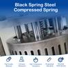 MroMax 0.1 cm Wire Diameter, 0.5 cm Outer Diameter, 4 cm Free Length, Spring Steel Coil, Extended Compression Spring, 5 Pieces view 3