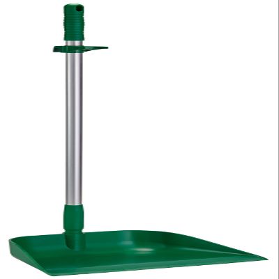 Vikan 56622 Upright Lobby Dustpan, Green