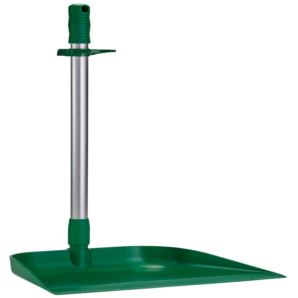 Vikan 56622 Upright Lobby Dustpan, Green