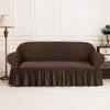 LINGKY Universal Stretch Sofa Cover, 3-Seater, Coffee view 3