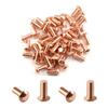 MroMax 50-Piece M5 Round-Head Solid Copper Rivets, 5 mm x 12 mm view 1