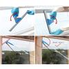 EFREINIGUNG Shower Squeegee, Adjustable-Angle Rubber Glass Wiper for Mirrors, Showers and Cars (Color: A-Brush Head 35 cm) view 4